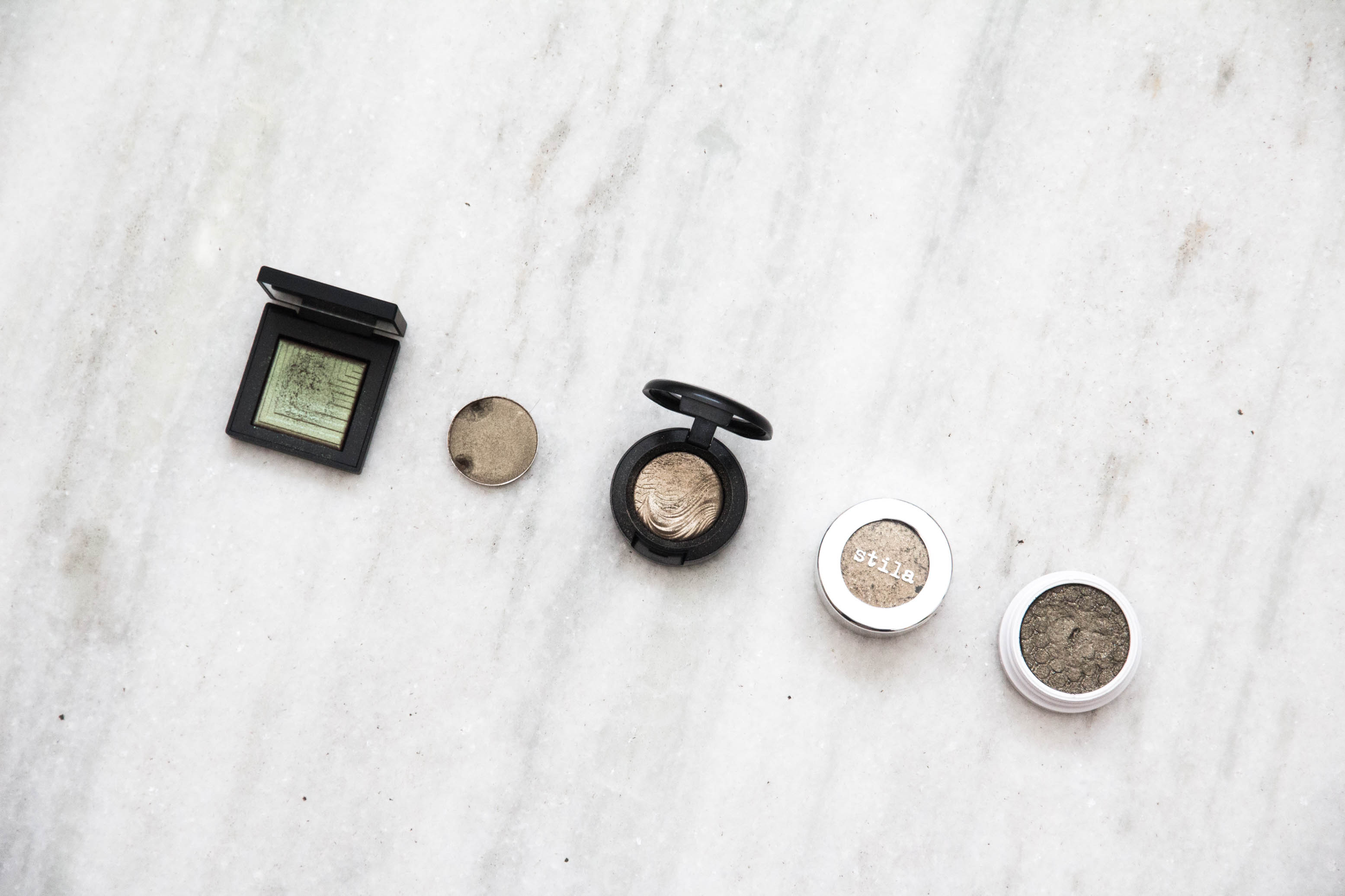 Olive/Khaki Eyeshadow Options